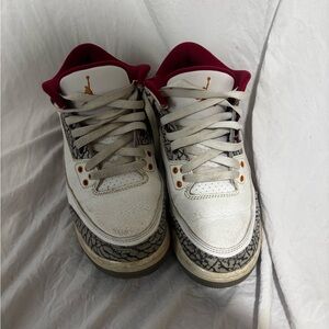 Jordan Cardinal 3’s sneakers